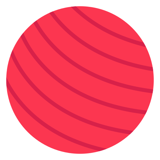 pelota de yoga icono gratis