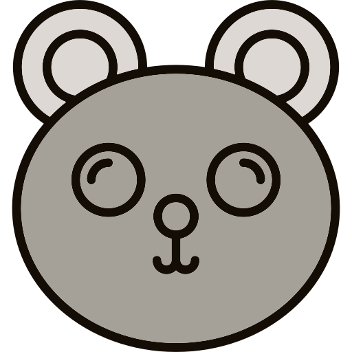 oso panda icono gratis