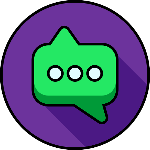 burbuja de chat icono gratis