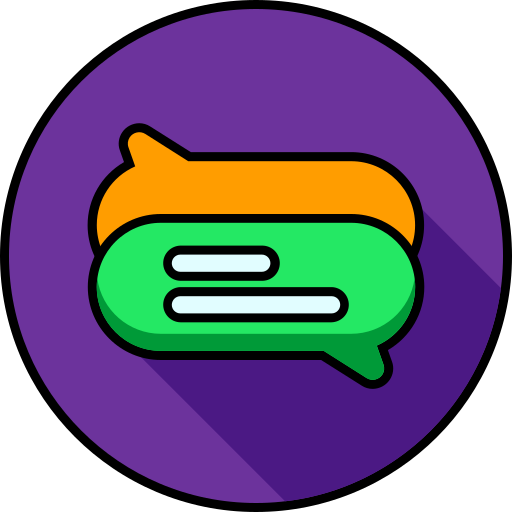 burbuja de chat icono gratis