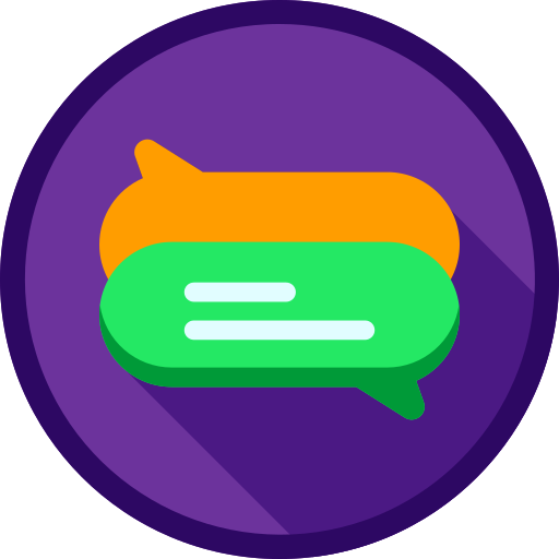 burbuja de chat icono gratis