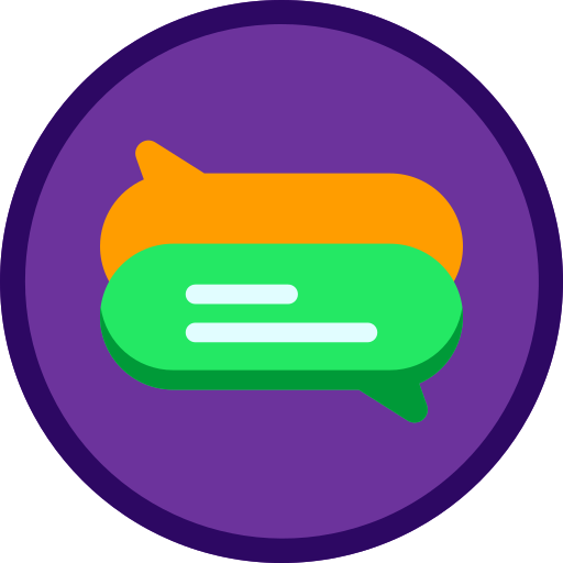 burbuja de chat icono gratis