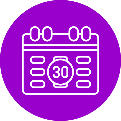30 days free icon 30 days free icon