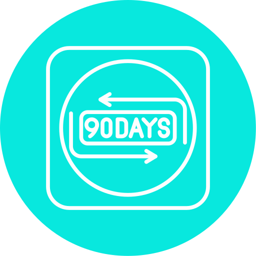 90 days free icon