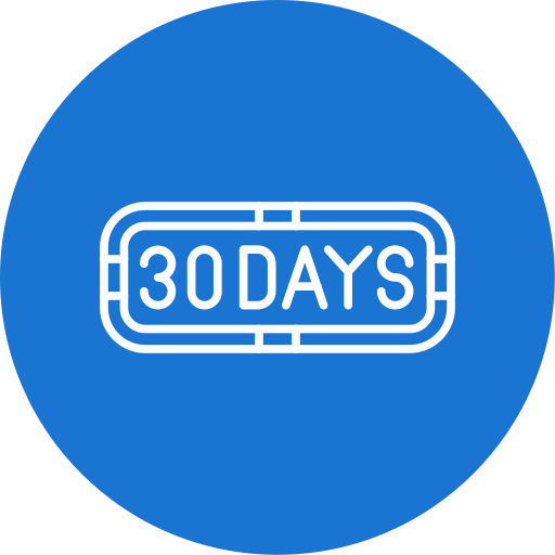 30 days free icon 30 days free icon