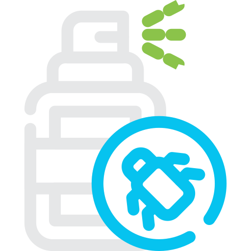 botella de spray icono gratis