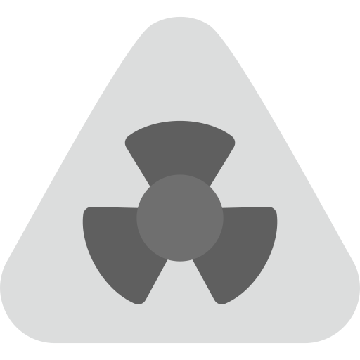 Radiation free icon