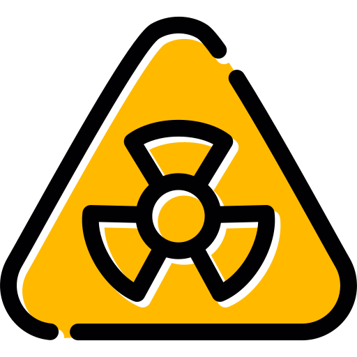 radiación icono gratis