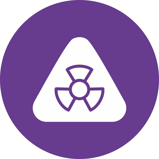 Radiation free icon Radiation free icon