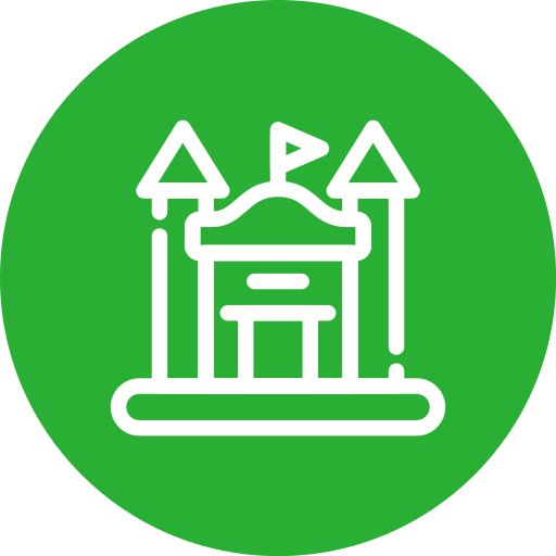 Inflatable castle free icon
