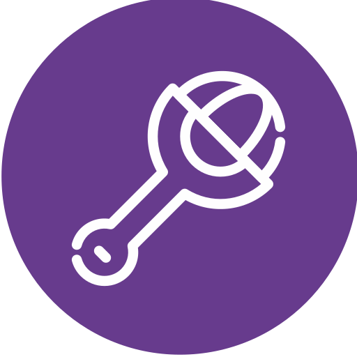 traqueteo icono gratis