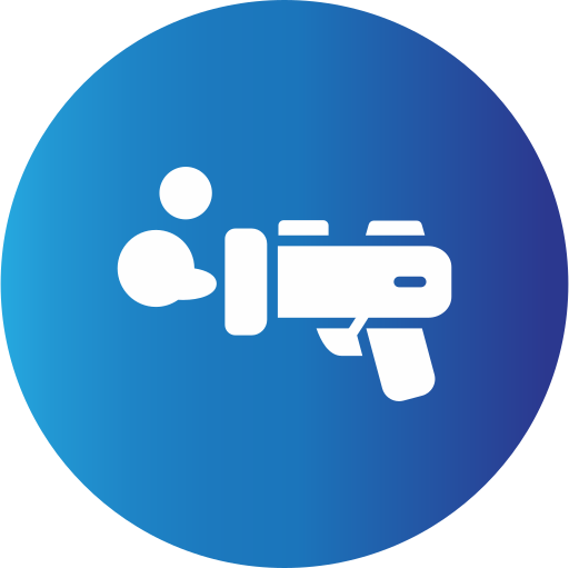 pistola de juguete icono gratis