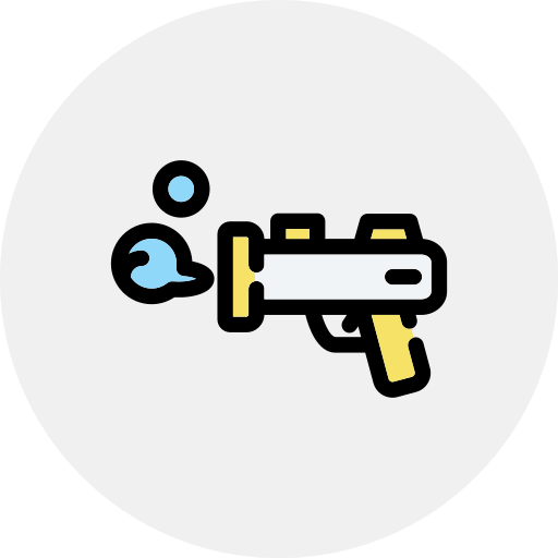 pistola de juguete icono gratis