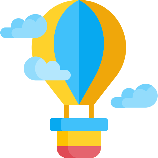 Hot air balloon - free icon