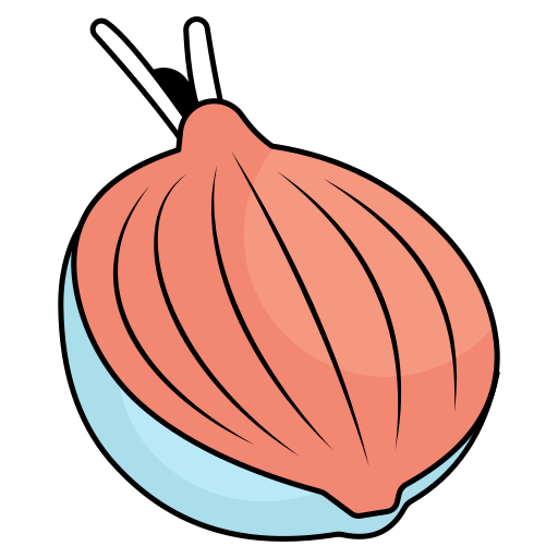 Onion free icon Onion free icon