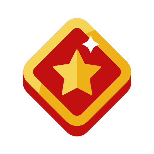 insignia de estrella icono gratis