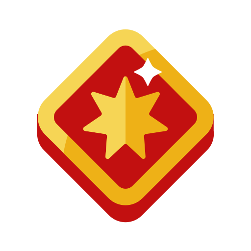 insignia de estrella icono gratis