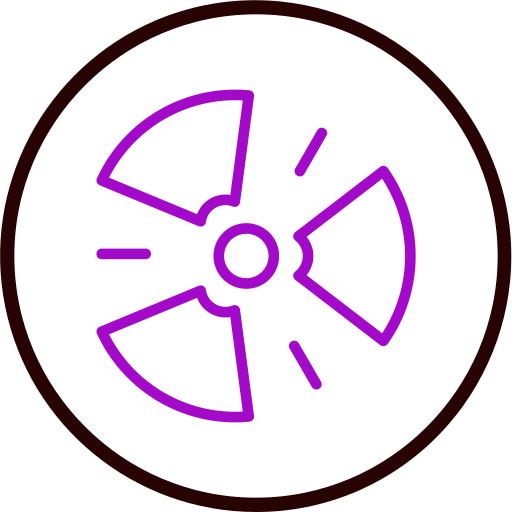 radioactivo icono gratis
