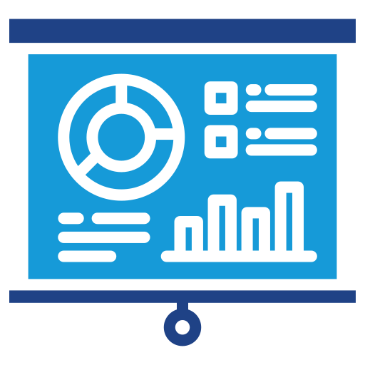 visualización de datos icono gratis