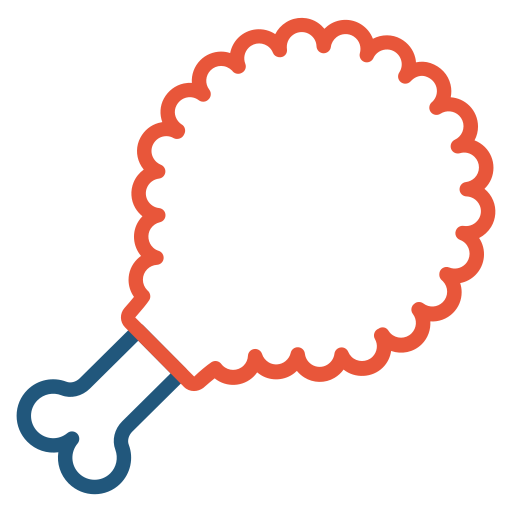 닭 튀김 무료 아이콘