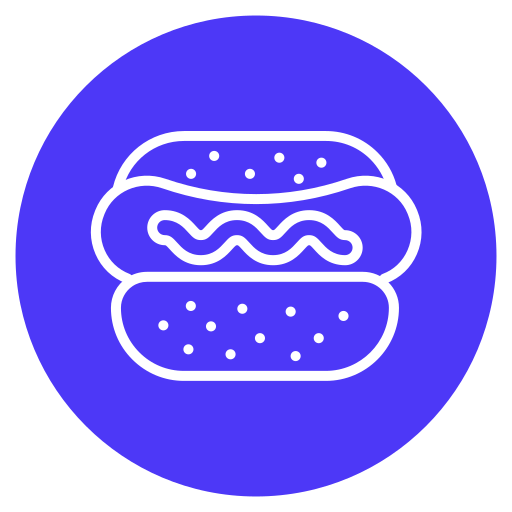 hot dog icono gratis