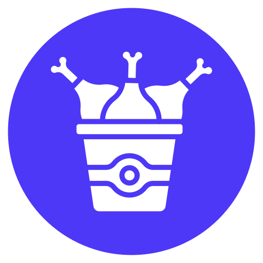 Куриная ножка бесплатно иконка