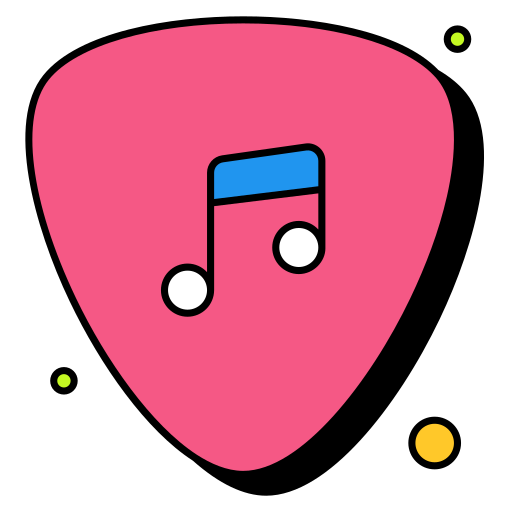 púa de guitarra icono gratis