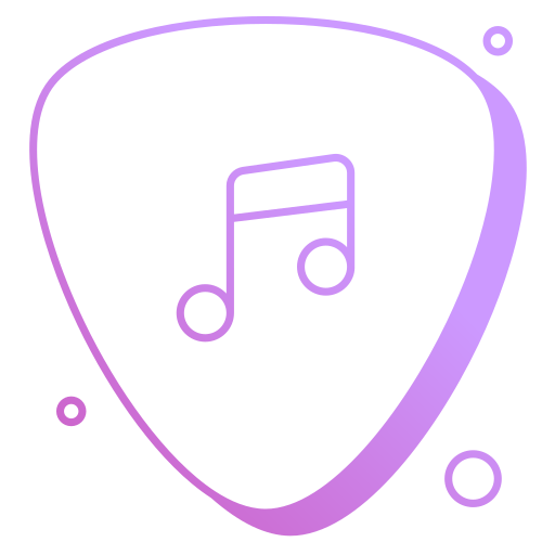 púa de guitarra icono gratis