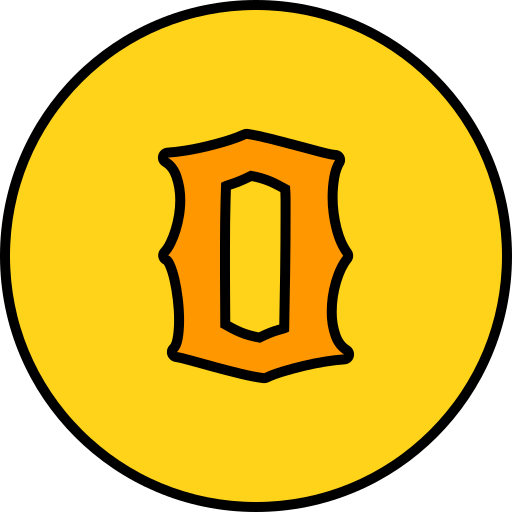 letra o icono gratis