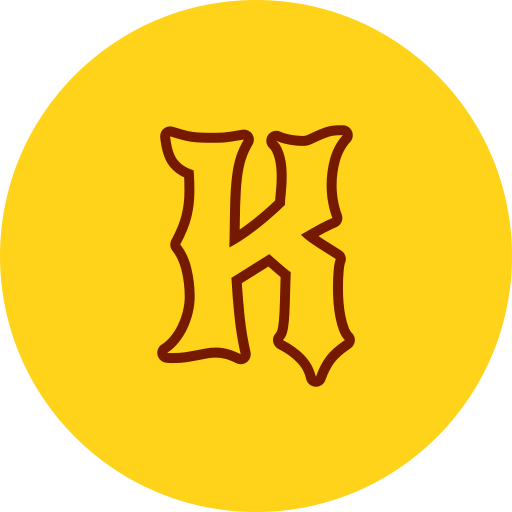 letra k icono gratis