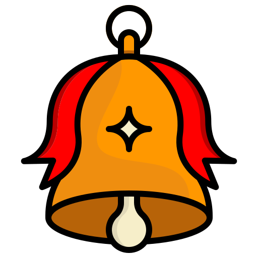 campana de navidad icono gratis