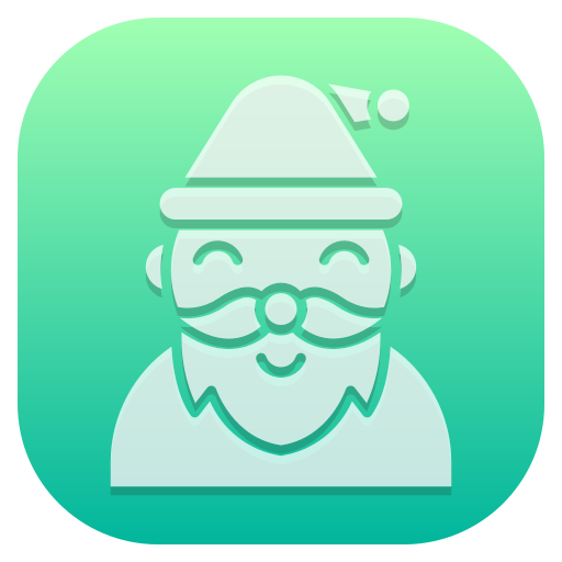 papá noel icono gratis