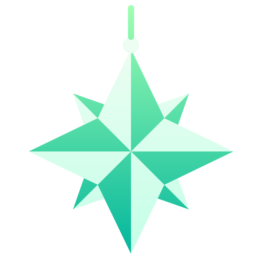 estrella de navidad icono gratis