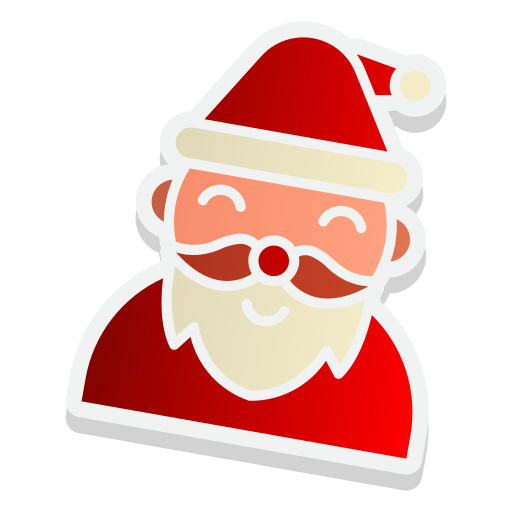 papá noel icono gratis