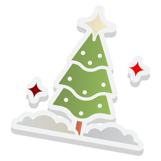 árbol de navidad icono gratis