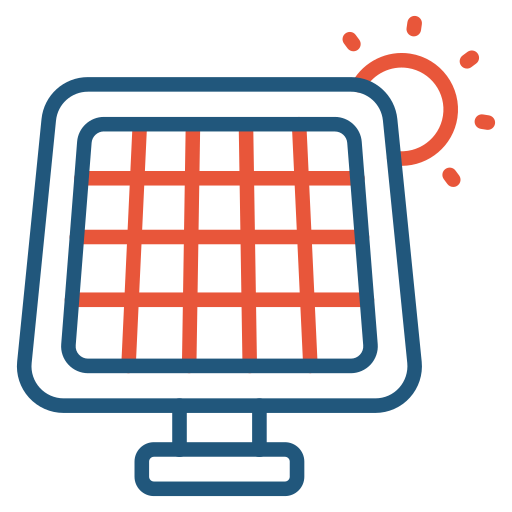 panneau solaire Icône gratuit