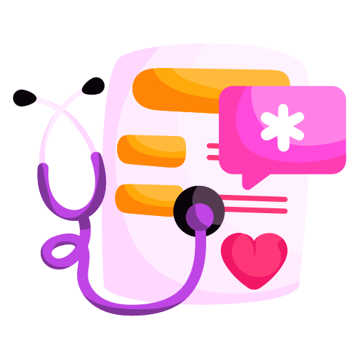 informe médico icono gratis