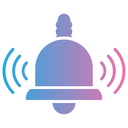 campana de notificación icono gratis