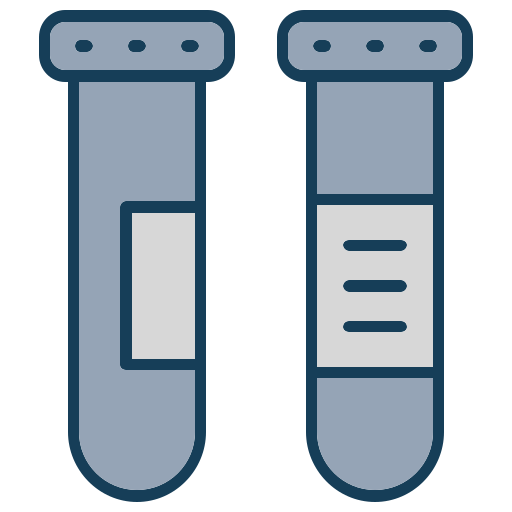Test tubes free icon
