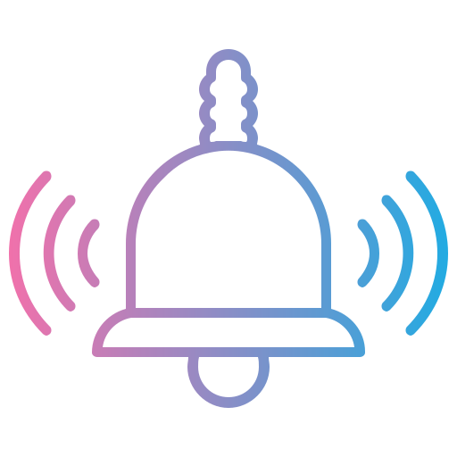 campana de notificación icono gratis
