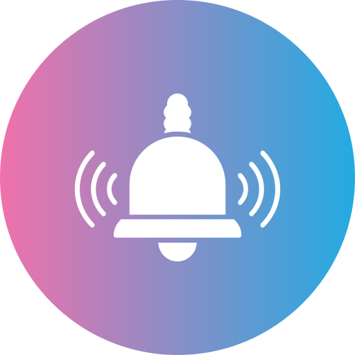 campana de notificación icono gratis