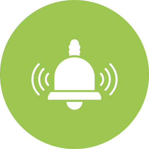 cloche de notification Icône gratuit