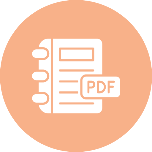 libro en pdf icono gratis