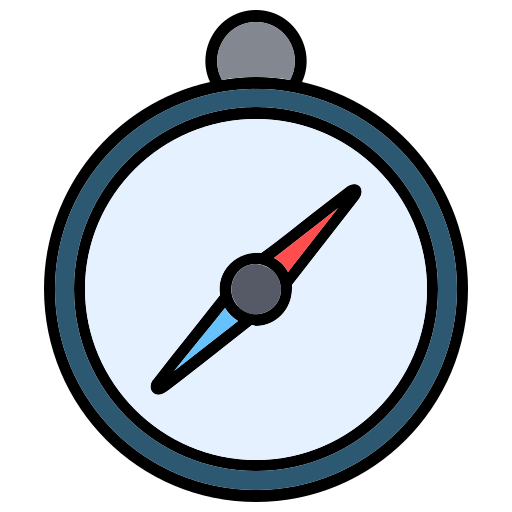 brújula icono gratis