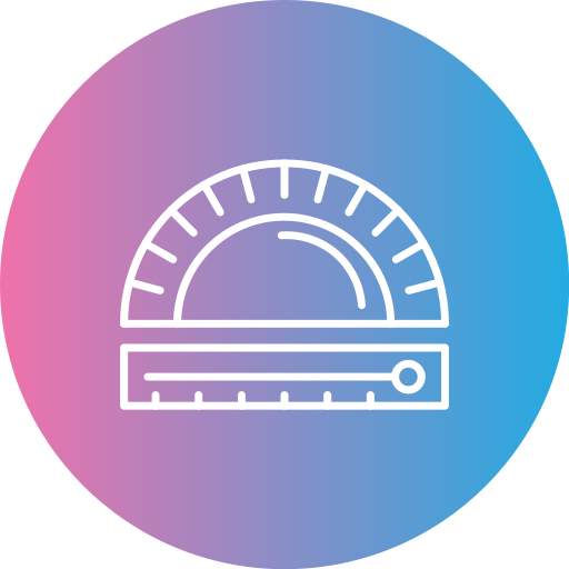 Protractor free icon