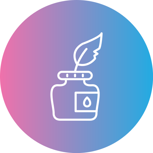 Ink pot free icon