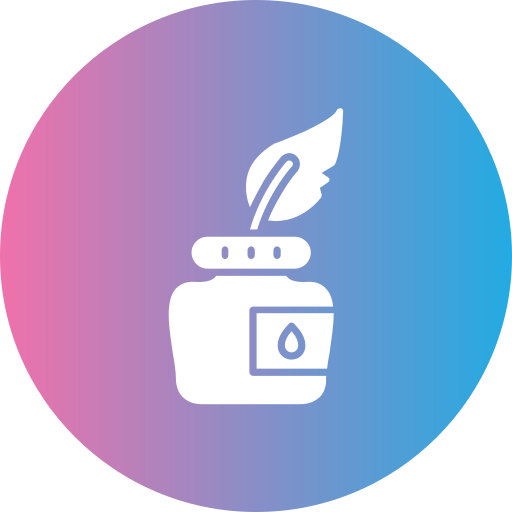 Ink pot free icon