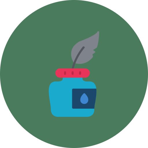 Ink pot free icon
