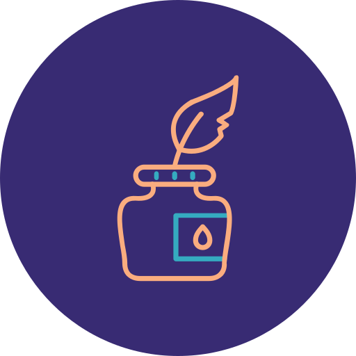 Ink pot free icon