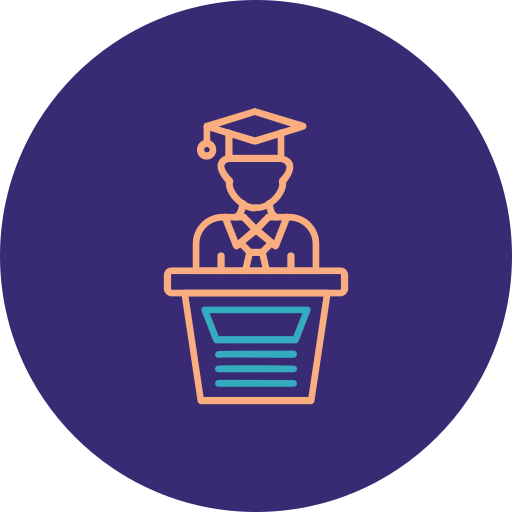 graduación icono gratis